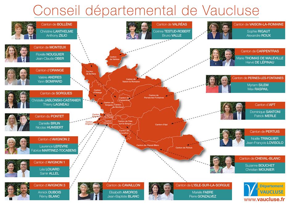 Carte du Conseil départemental de Vaucluse - Agrandir l'image, .JPG 2 Mo (fenêtre modale)