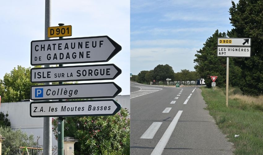 Des panneaux de signalisation - Agrandir l'image (fenêtre modale)