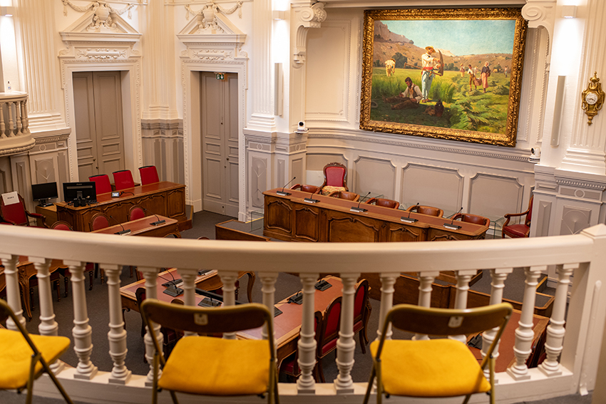 Hémicycle de l’Hôtel du Département - Agrandir l'image (fenêtre modale)